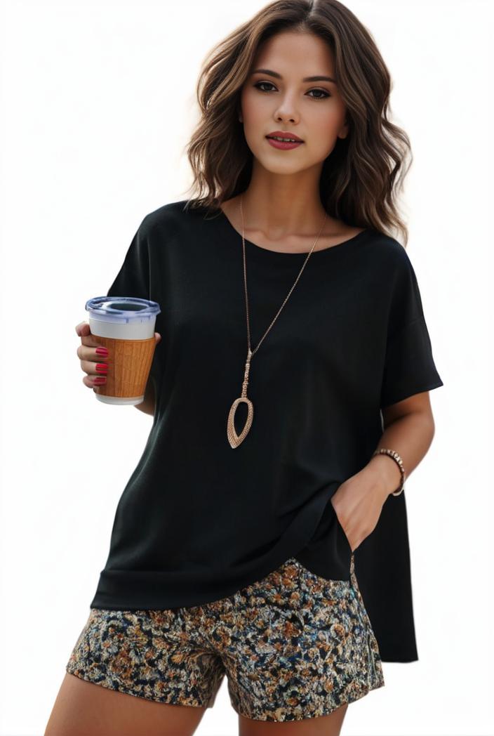 plus size casual pajama two piece set women s plus leopard heart print short sleeve tee shorts pajama 2 piece set 133652