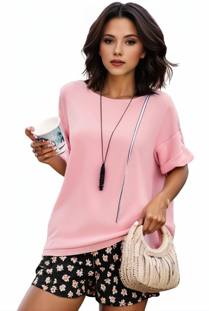 plus size casual pajama two piece set women s plus leopard heart print short sleeve tee shorts pajama 2 piece set 133674