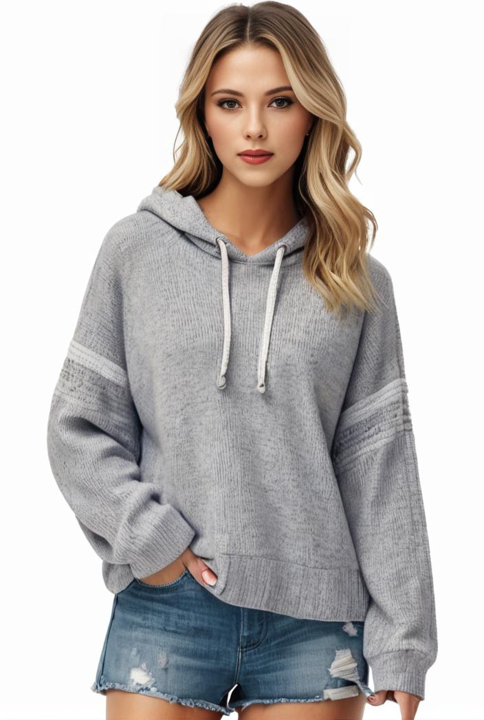 plus size casual sweater women s plus solid long sleeve round neck slight stretch loose sweater 133731