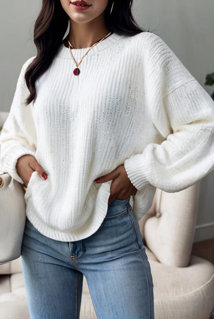 plus size casual sweatshirt women s plus solid waffle pattern long sleeve round neck sweatshirt 133919