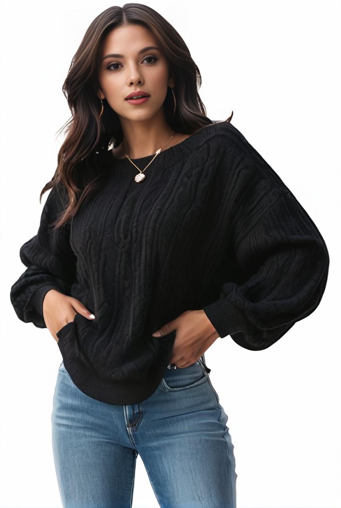 plus size casual sweatshirt women s plus solid waffle pattern long sleeve round neck sweatshirt 133940