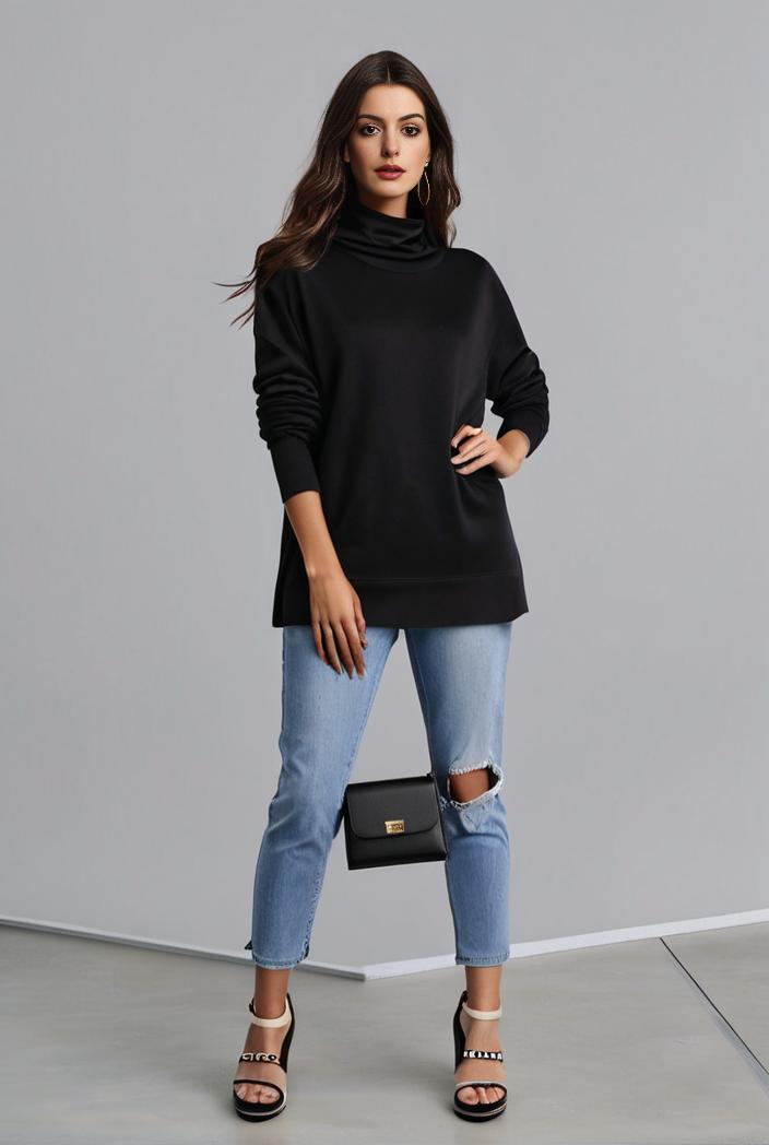 lapel neck blazer with button front stylish long sleeve jacket for office work women s apparel 142870