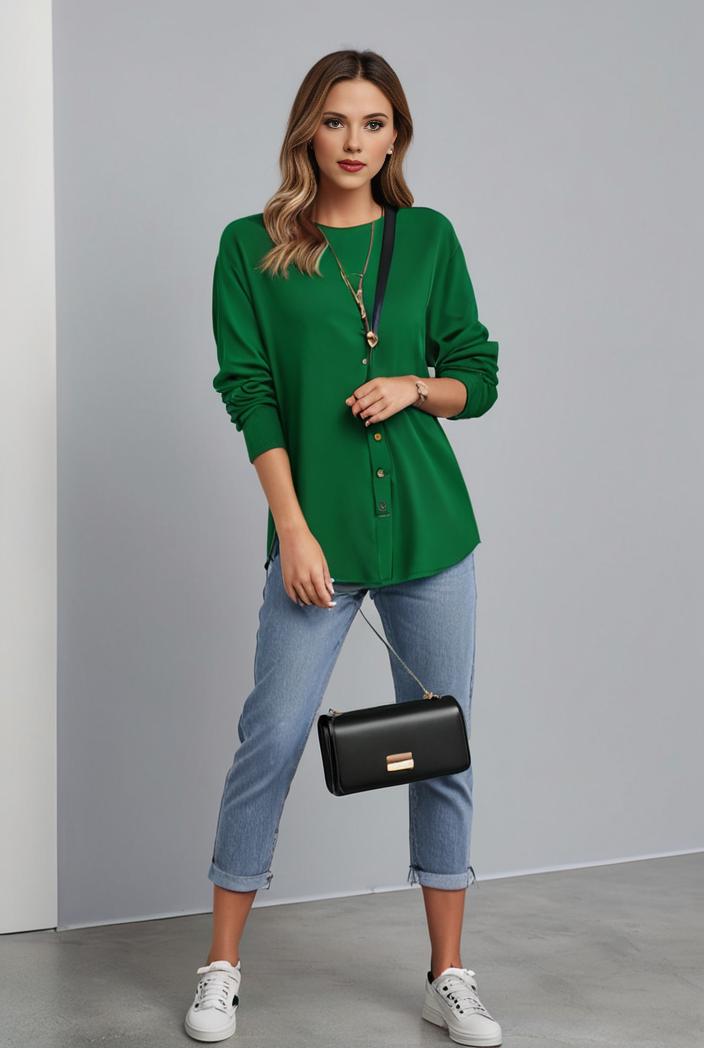 office work lapel stylish button front blazer 125026