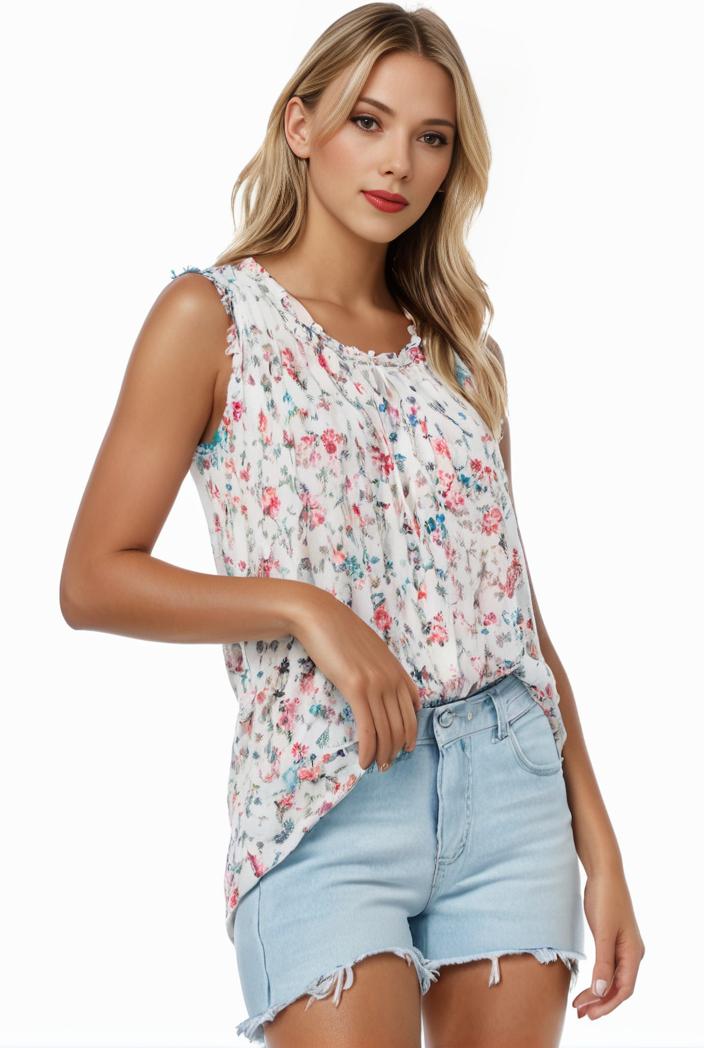 plus size boho tank top women s plus paisley print square neck medium stretch ruched tank top 127256