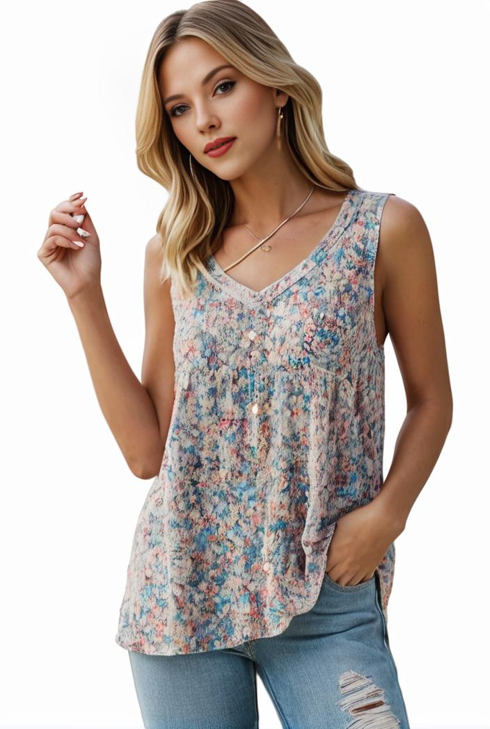 plus size boho tank top women s plus paisley print square neck medium stretch ruched tank top 127280