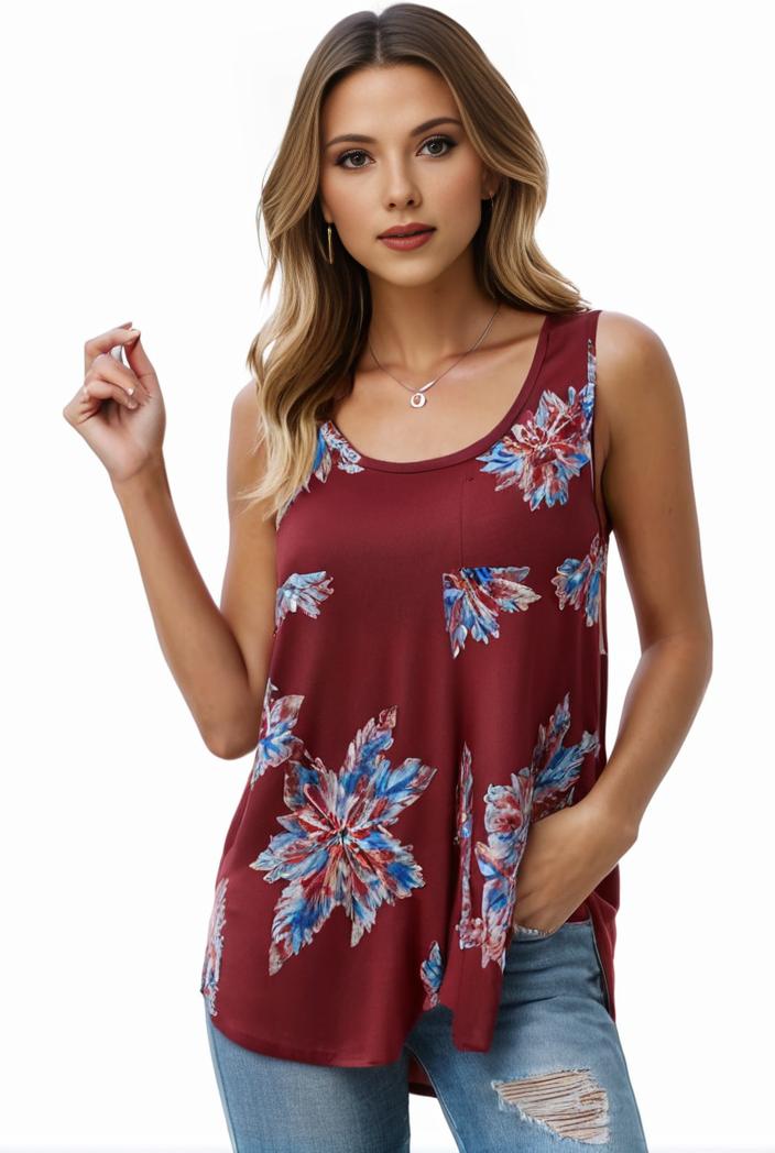 plus size boho tank top women s plus paisley print square neck medium stretch ruched tank top 127288