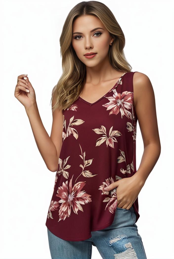 plus size boho tank top women s plus paisley print square neck medium stretch ruched tank top 127289