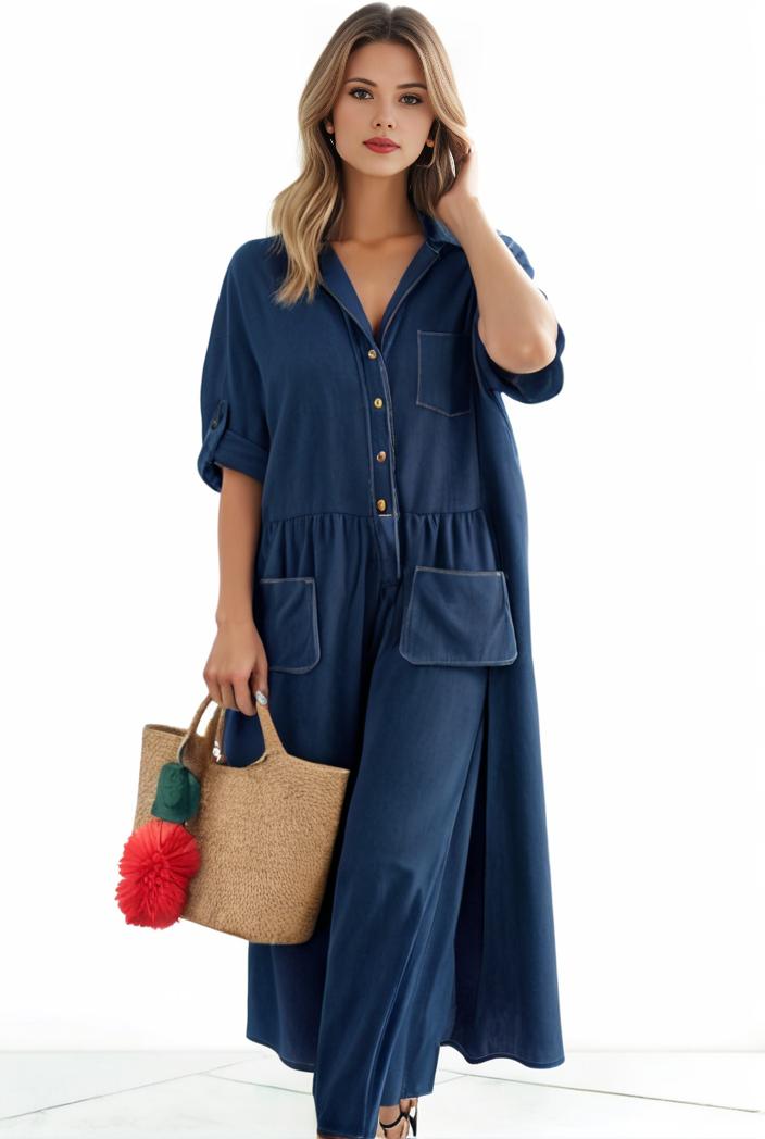 plus size casual dress women s plus solid v neck short sleeve ruffle trim smock dress 127401