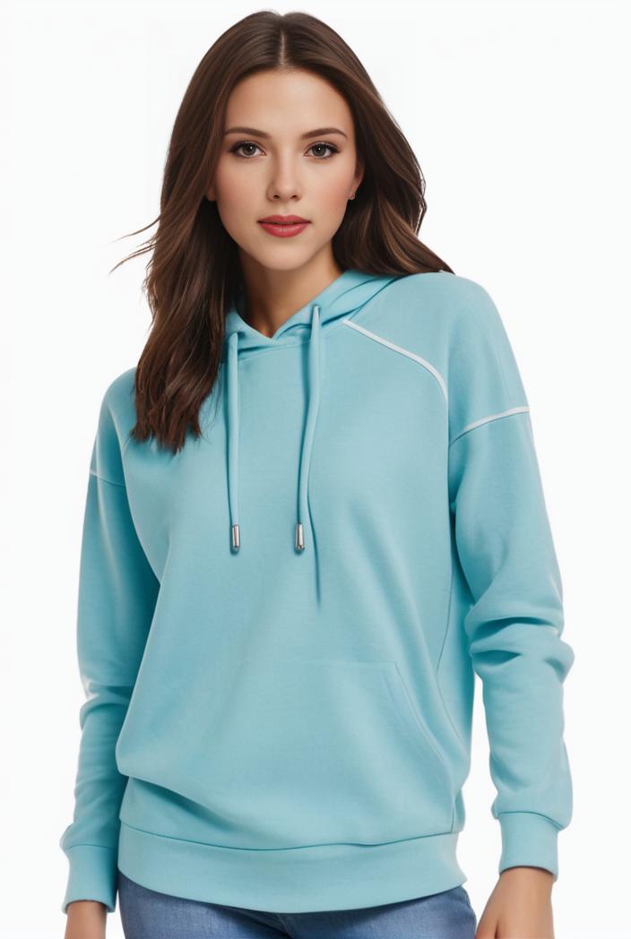 plus size casual sweatshirt women s plus solid cut out long sleeve slight stretch drawstring hoodie with pocket 127765