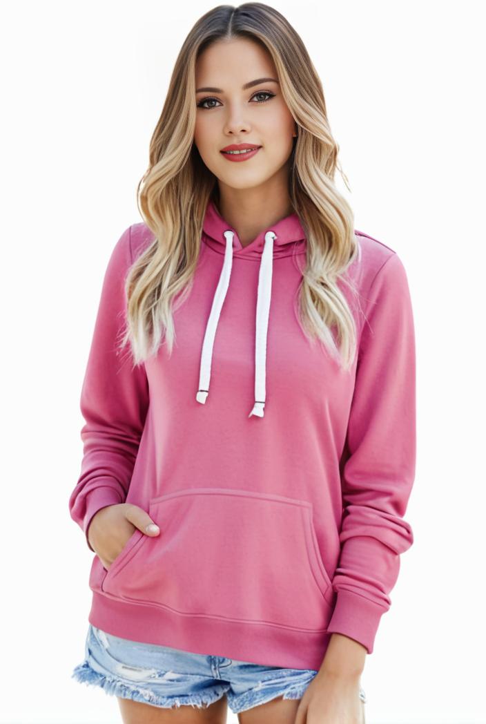 plus size casual sweatshirt women s plus solid cut out long sleeve slight stretch drawstring hoodie with pocket 127774