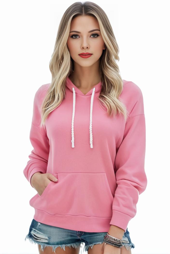 plus size casual sweatshirt women s plus solid cut out long sleeve slight stretch drawstring hoodie with pocket 127777