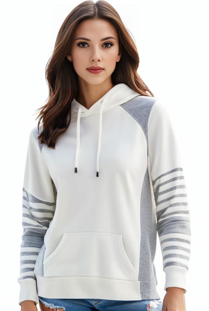 plus size casual sweatshirt women s plus solid cut out long sleeve slight stretch drawstring hoodie with pocket 127787