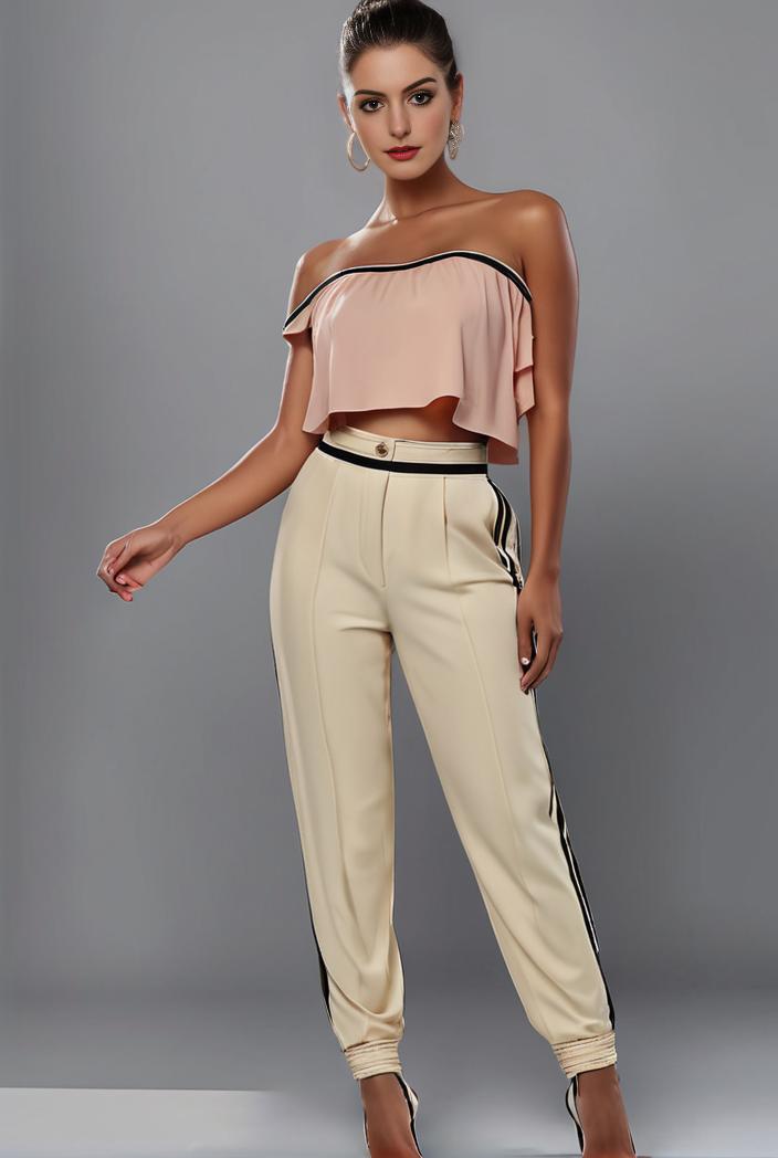 stylish sleeveless jumpsuit with tie waist and flap pockets for women 103073