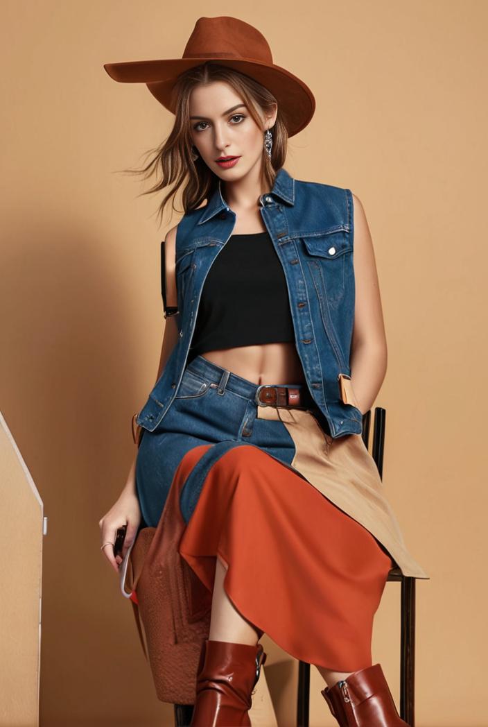 washed denim sleeveless vest with distressed ripped lapel women s denim jacket collection 107043