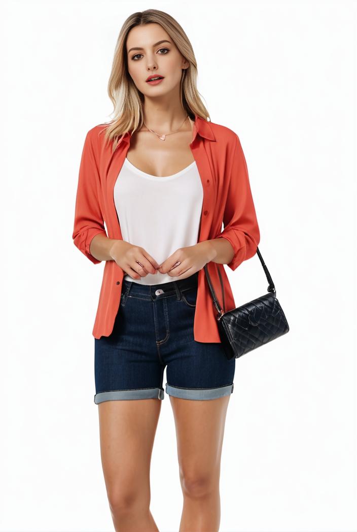 women s solid open front blazer with long sleeves for office wear 108246