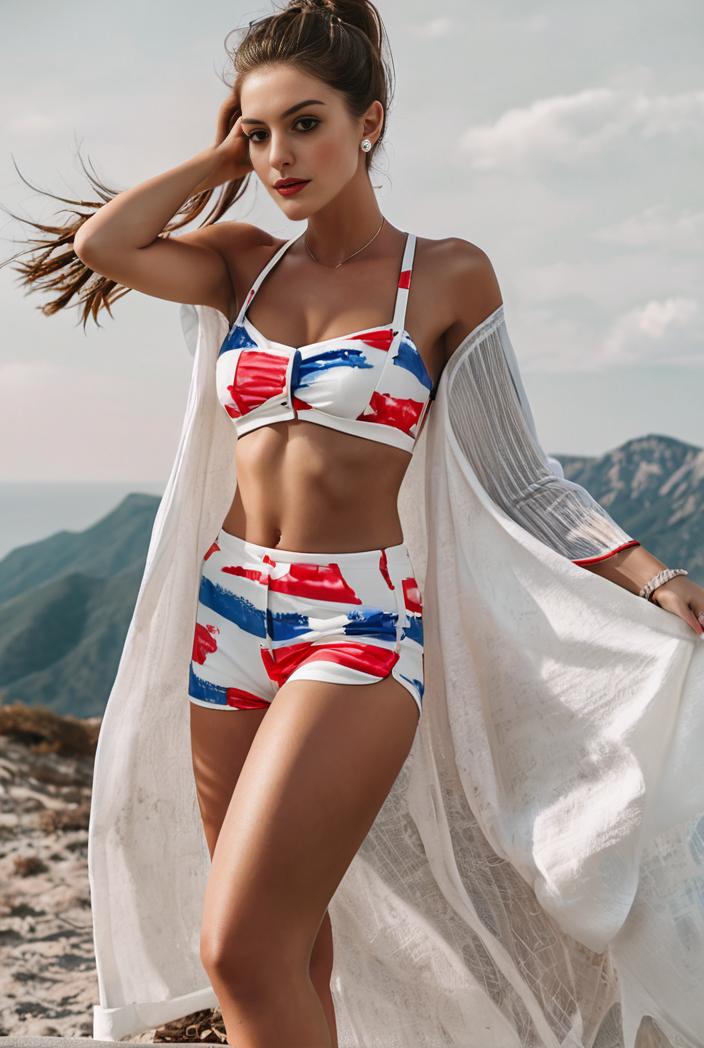 3 pieces sexy print bikini women high waist swimsuit cover up swimwear female lady bathing suit swimming summer beachwear 109089