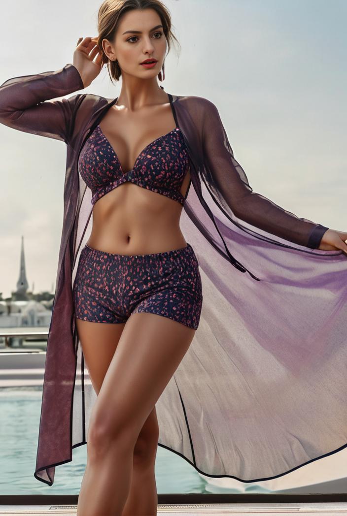 3 pieces sexy print bikini women high waist swimsuit cover up swimwear female lady bathing suit swimming summer beachwear 109098