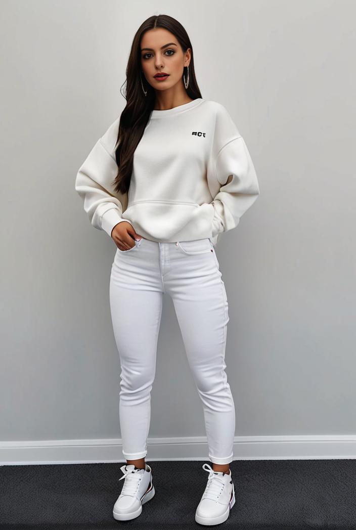 casual drawstring pants and hoodie combo set for women 112682