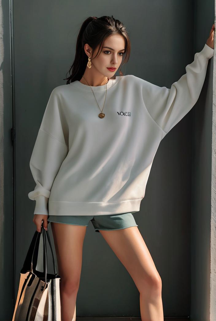 cozy letter print drop shoulder sweatshirt for women to stay stylish and warm during fall winter 116045