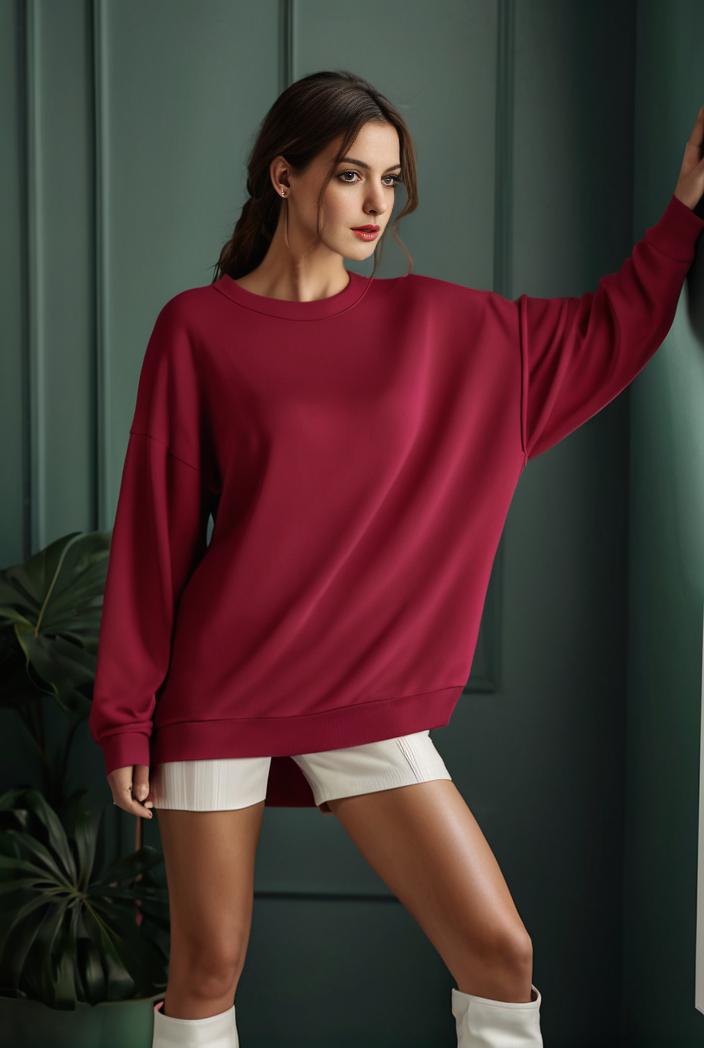 cozy letter print drop shoulder sweatshirt for women to stay stylish and warm during fall winter 116070