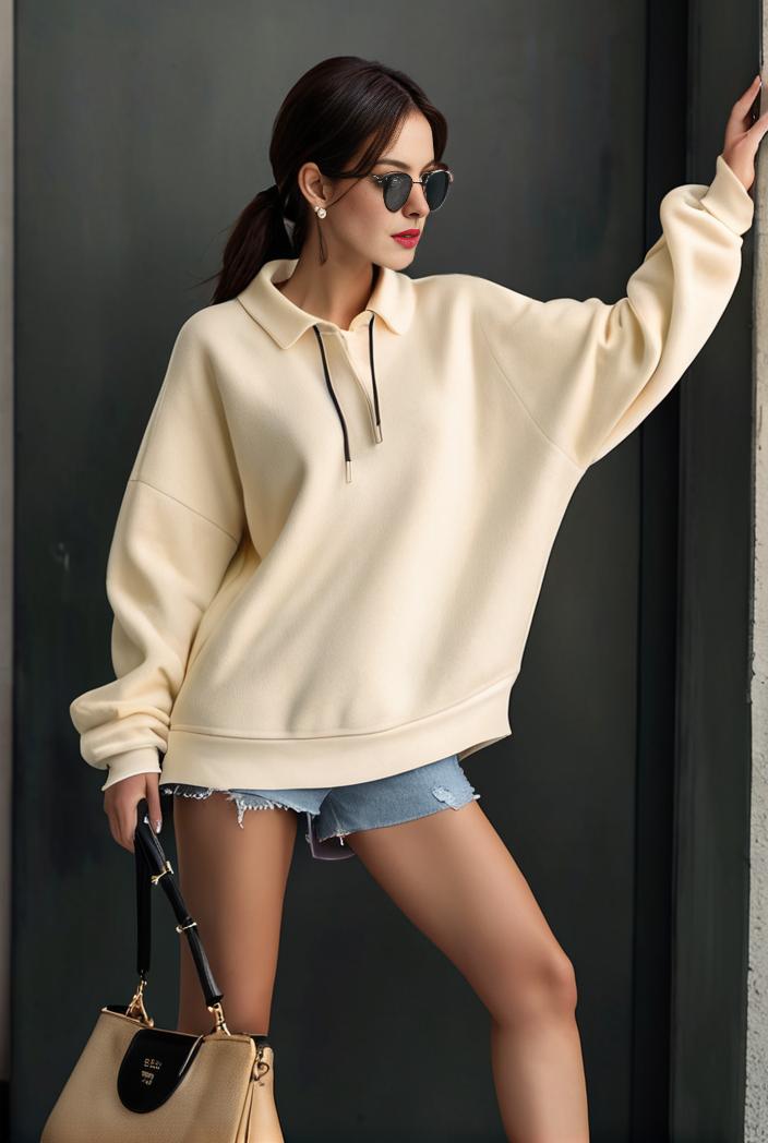 cozy letter print drop shoulder sweatshirt for women to stay stylish and warm during fall winter 116082