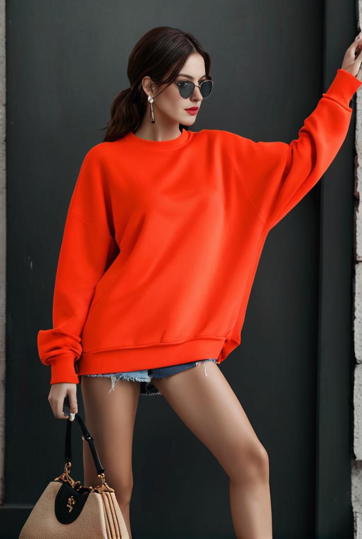 cozy letter print drop shoulder sweatshirt for women to stay stylish and warm during fall winter 116087