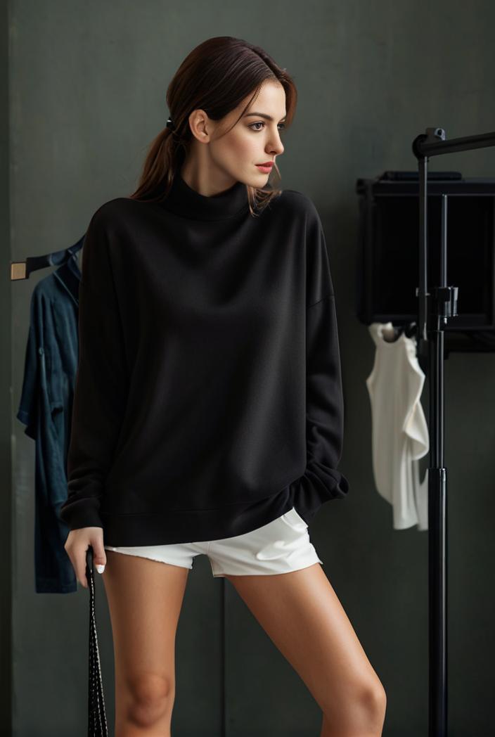 cozy letter print drop shoulder sweatshirt for women to stay stylish and warm during fall winter 116122