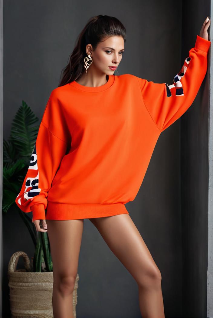 cozy letter print drop shoulder sweatshirt for women to stay stylish and warm during fall winter 132754