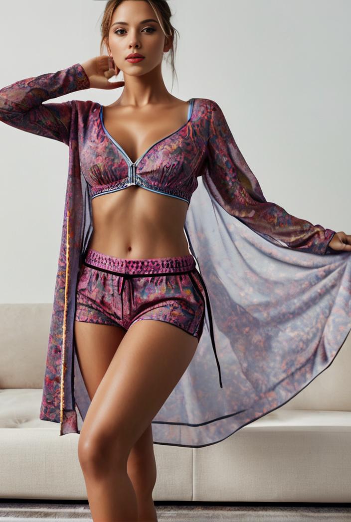3 pieces sexy print bikini women high waist swimsuit cover up swimwear female lady bathing suit swimming summer beachwear 135247