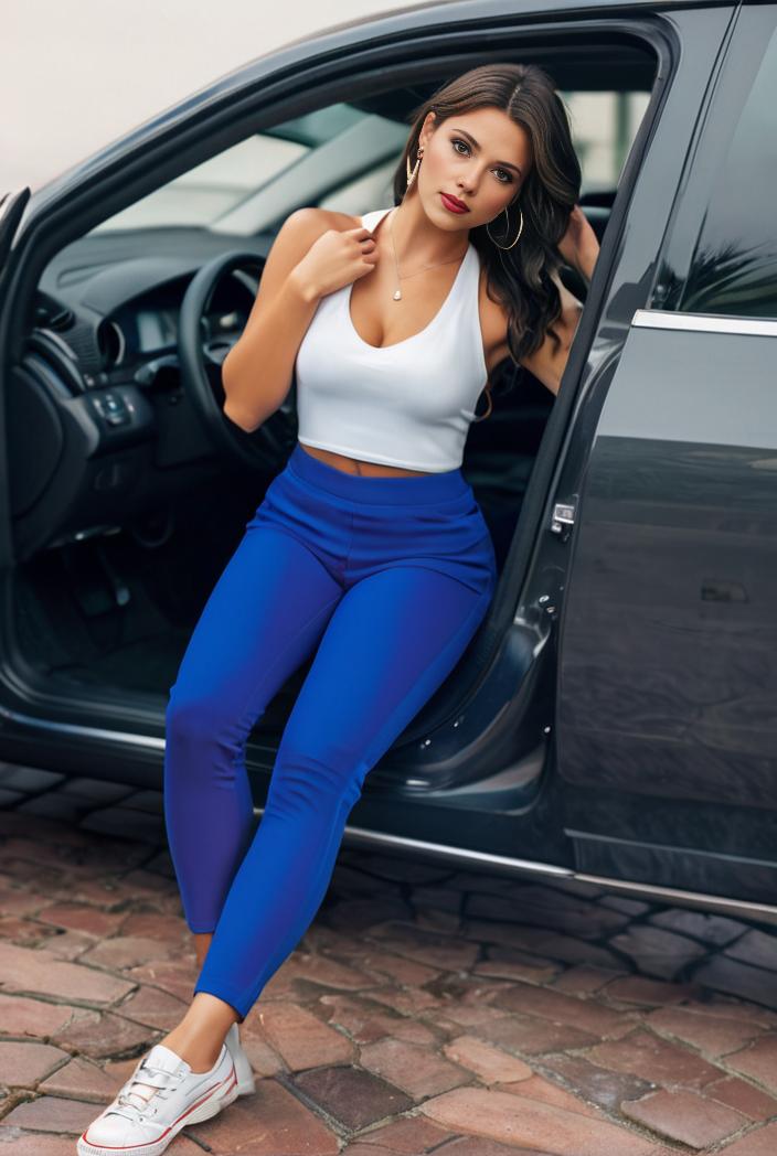 casual skinny jeans with ripped holes and slant pockets 139487