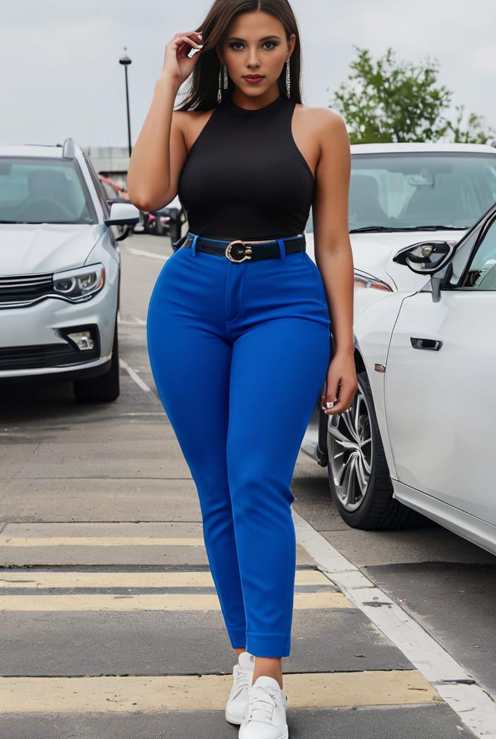 casual skinny jeans with ripped holes and slant pockets 139500