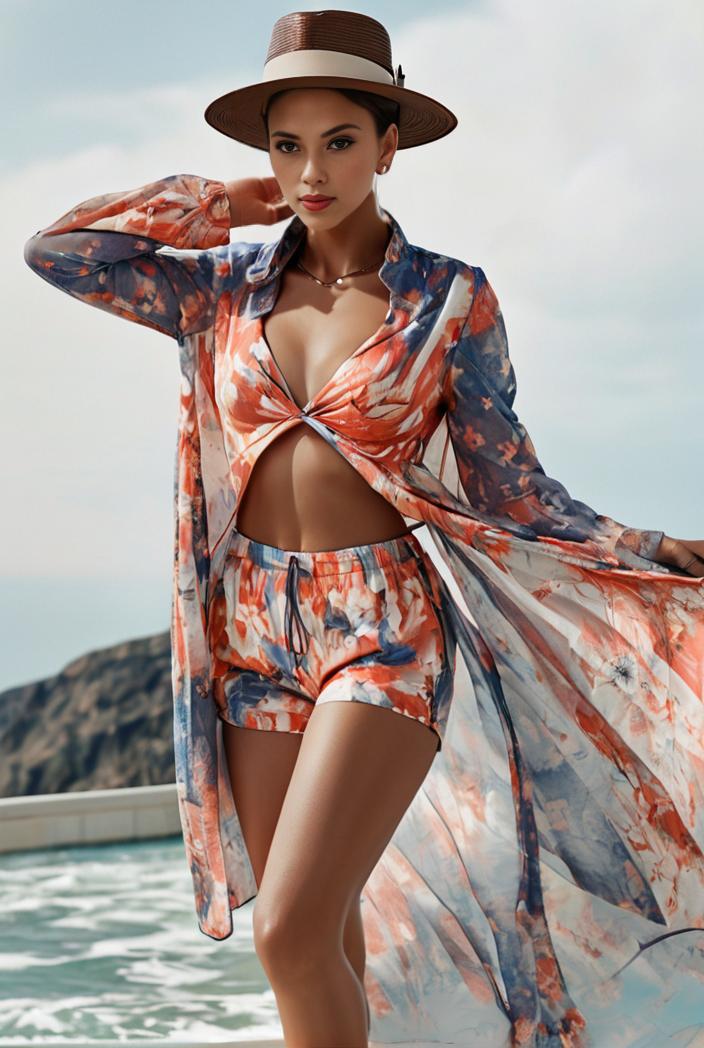 3 pieces sexy print bikini women high waist swimsuit cover up swimwear female lady bathing suit swimming summer beachwear 148684