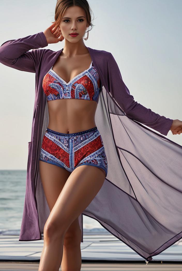 3 pieces sexy print bikini women high waist swimsuit cover up swimwear female lady bathing suit swimming summer beachwear 148814