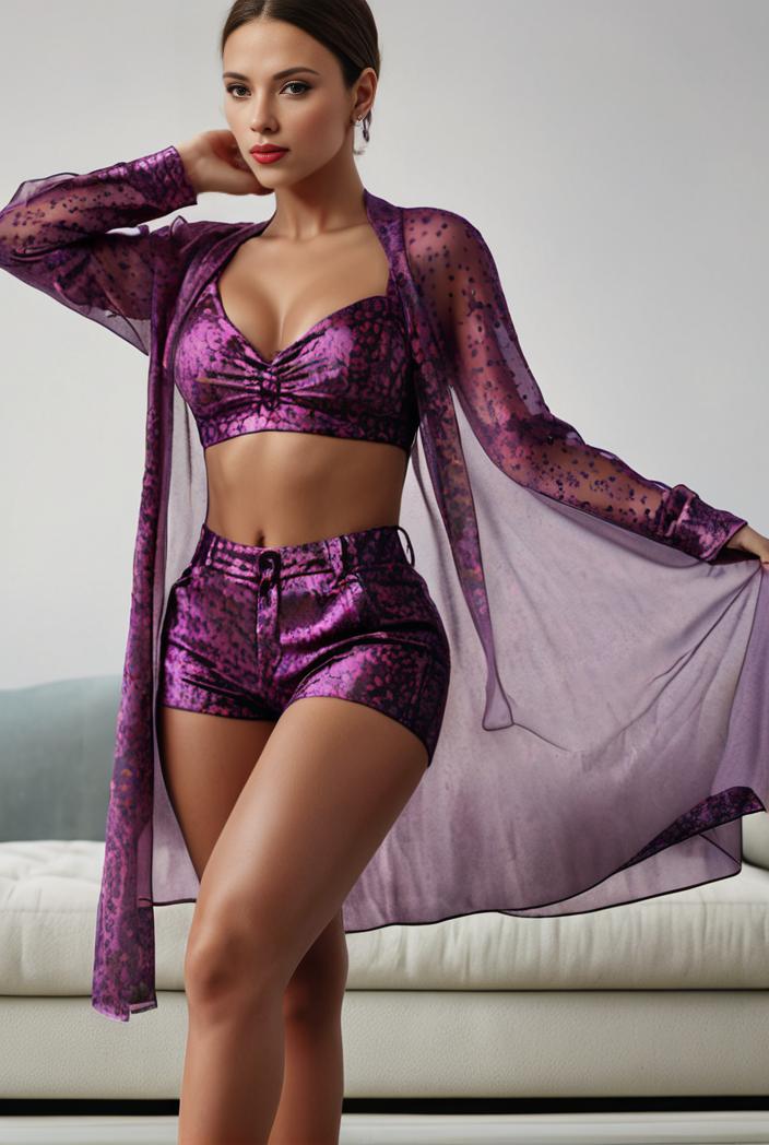 3 pieces sexy print bikini women high waist swimsuit cover up swimwear female lady bathing suit swimming summer beachwear 148818