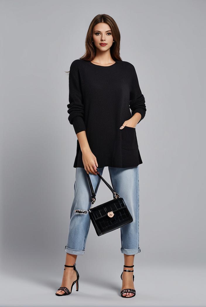 lapel neck blazer with button front stylish long sleeve jacket for office work women s apparel 116887