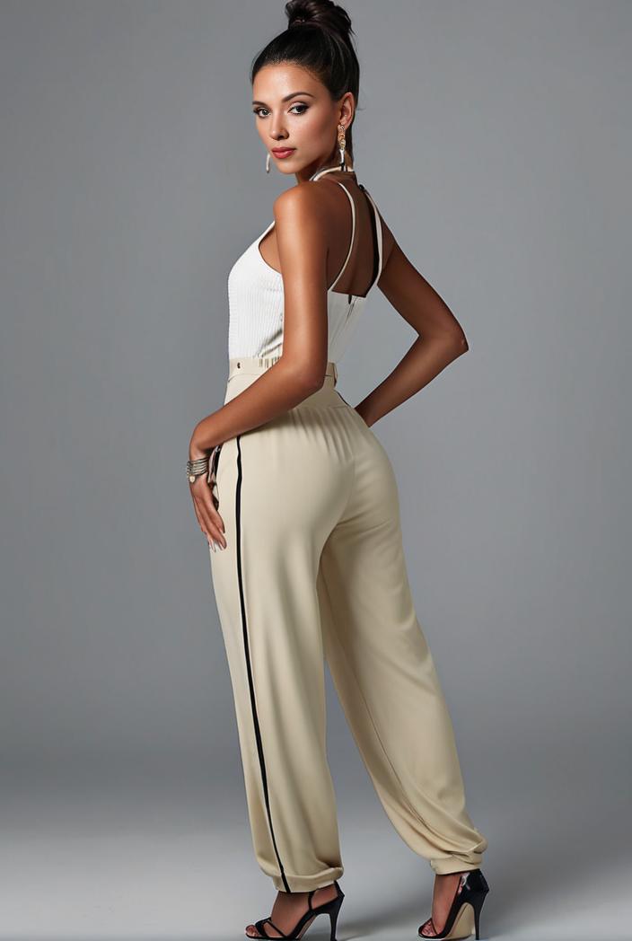 stylish sleeveless jumpsuit with tie waist and flap pockets for women 127847