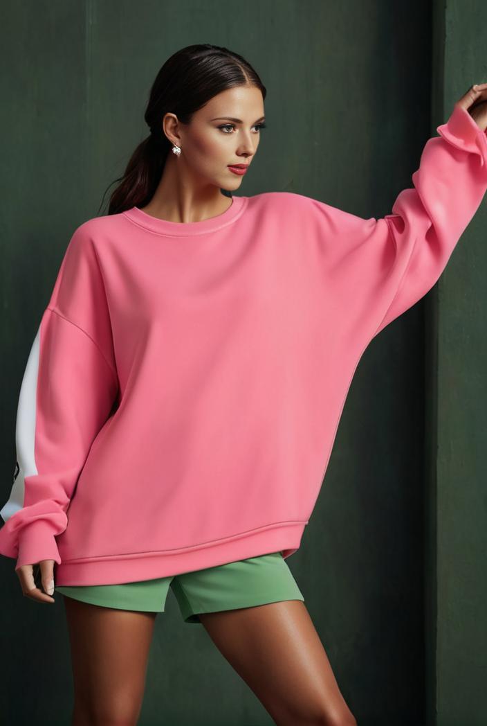 cozy letter print drop shoulder sweatshirt for women to stay stylish and warm during fall winter 140814