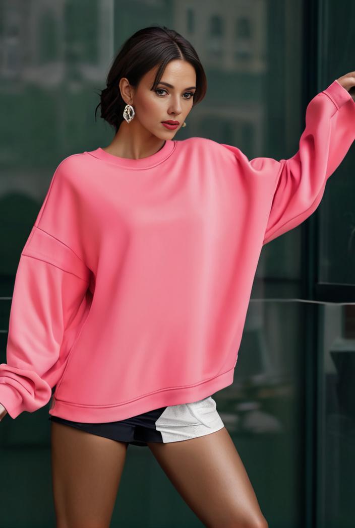 cozy letter print drop shoulder sweatshirt for women to stay stylish and warm during fall winter 140812