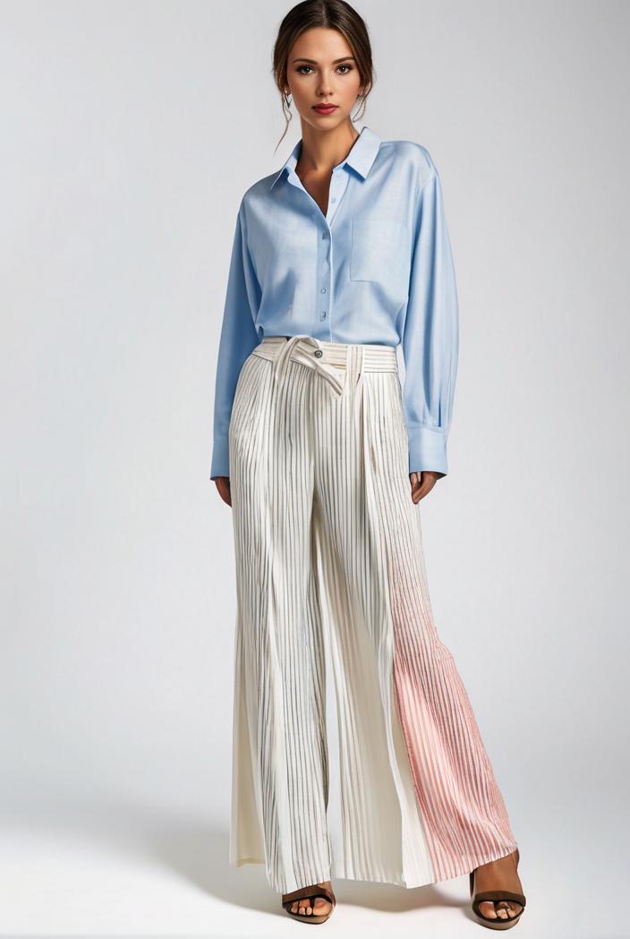 pleated high waist commuting temperament maxi dress 102936