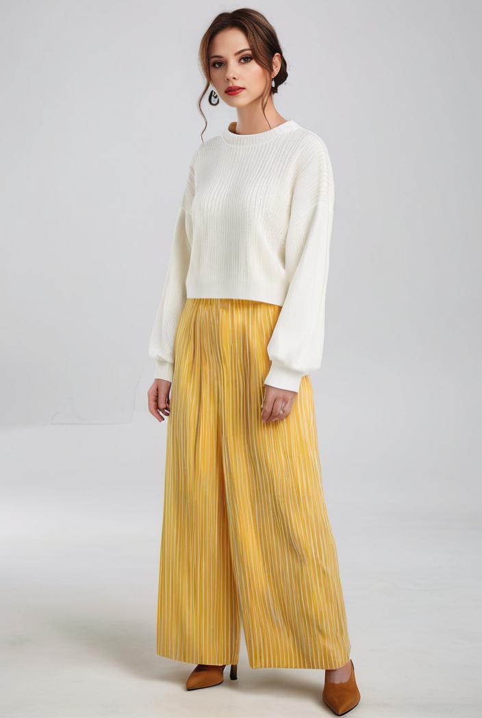 pleated high waist commuting temperament maxi dress 102950