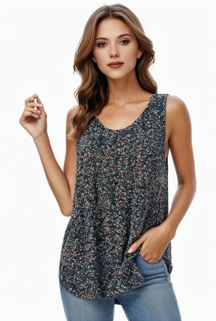plus size boho tank top women s plus paisley print square neck medium stretch ruched tank top 104922