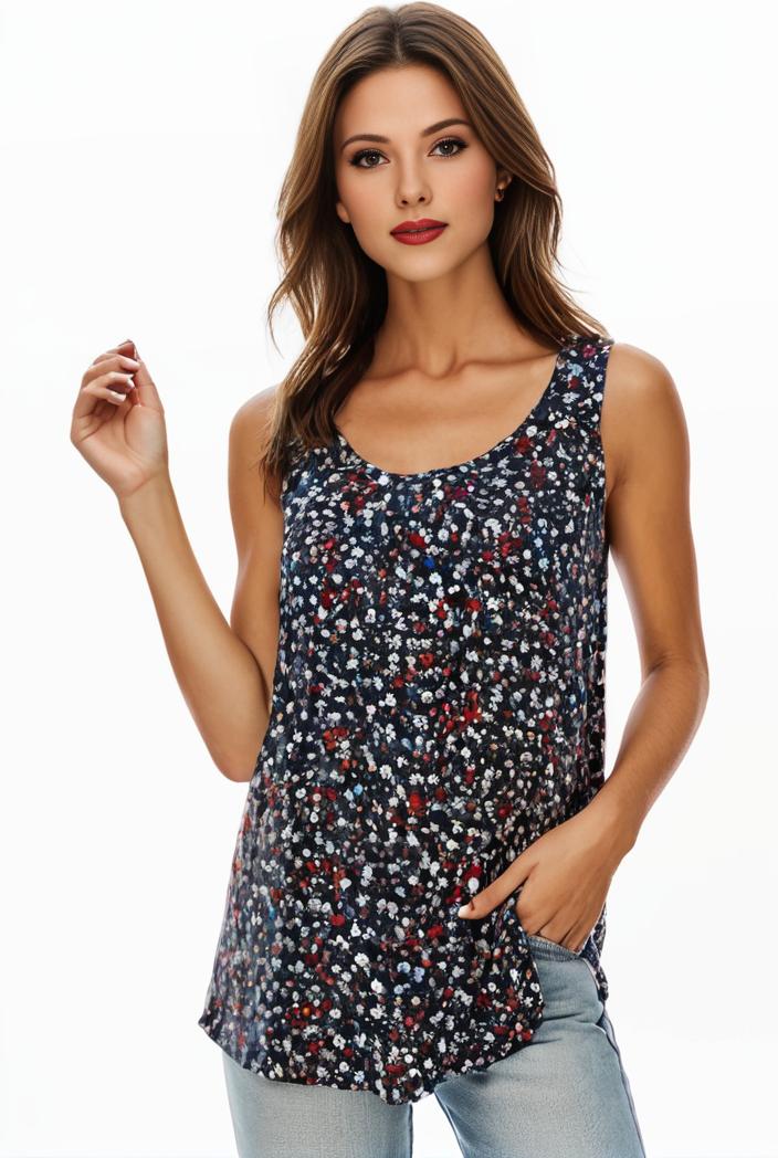 plus size boho tank top women s plus paisley print square neck medium stretch ruched tank top 104923