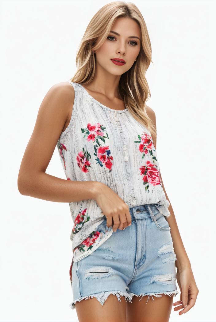 plus size boho tank top women s plus paisley print square neck medium stretch ruched tank top 104934