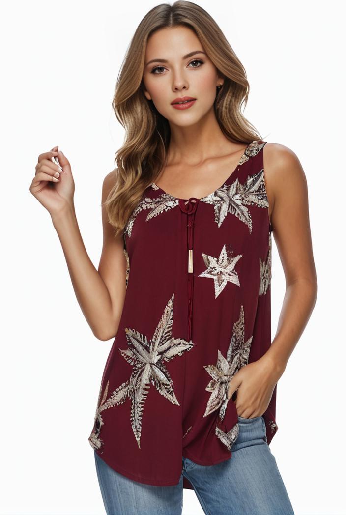 plus size boho tank top women s plus paisley print square neck medium stretch ruched tank top 104960