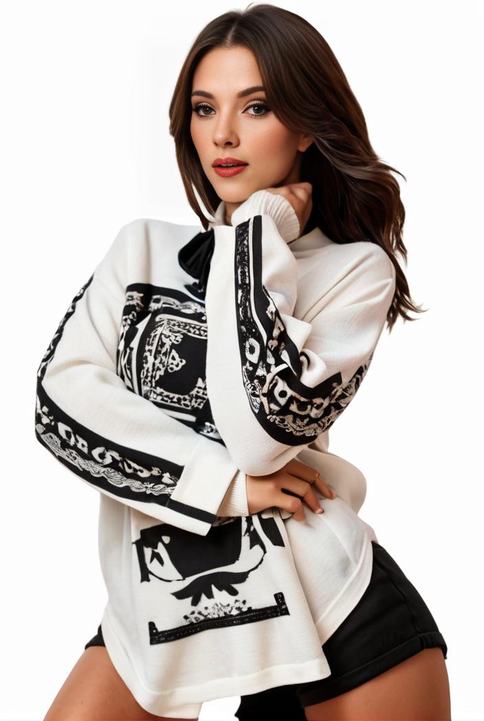 plus size casual sweatshirt women s plus graphic letter print long sleeve round neck slight stretch sweatshirt 105354
