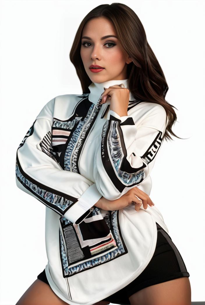 plus size casual sweatshirt women s plus graphic letter print long sleeve round neck slight stretch sweatshirt 105359