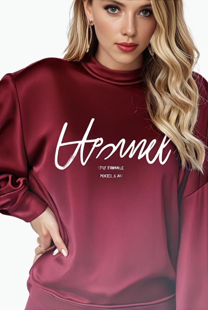 plus size casual sweatshirt women s plus ombre letter heart print raglan sleeve round neck slight stretch pullover sweatshirt 105375