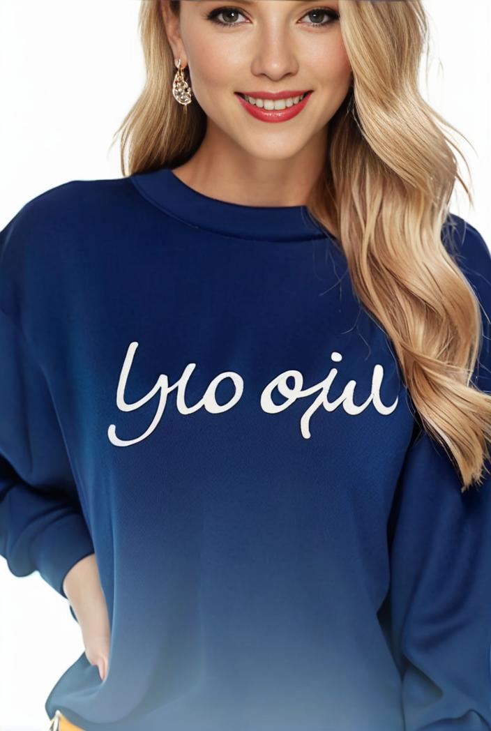 plus size casual sweatshirt women s plus ombre letter heart print raglan sleeve round neck slight stretch pullover sweatshirt 105376
