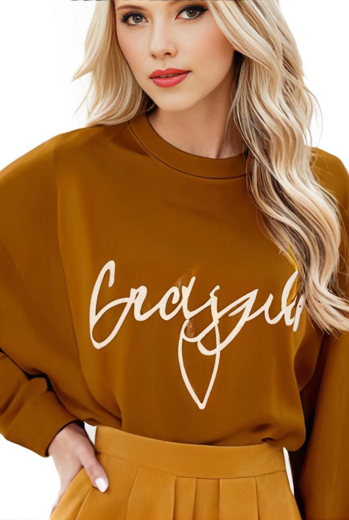 plus size casual sweatshirt women s plus ombre letter heart print raglan sleeve round neck slight stretch pullover sweatshirt 105383