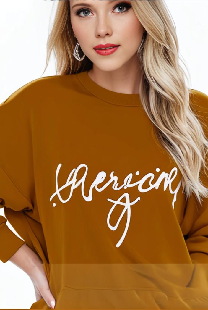 plus size casual sweatshirt women s plus ombre letter heart print raglan sleeve round neck slight stretch pullover sweatshirt 105387